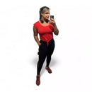 Calça Fitness Poliamida com Bolso e Sem Transparência