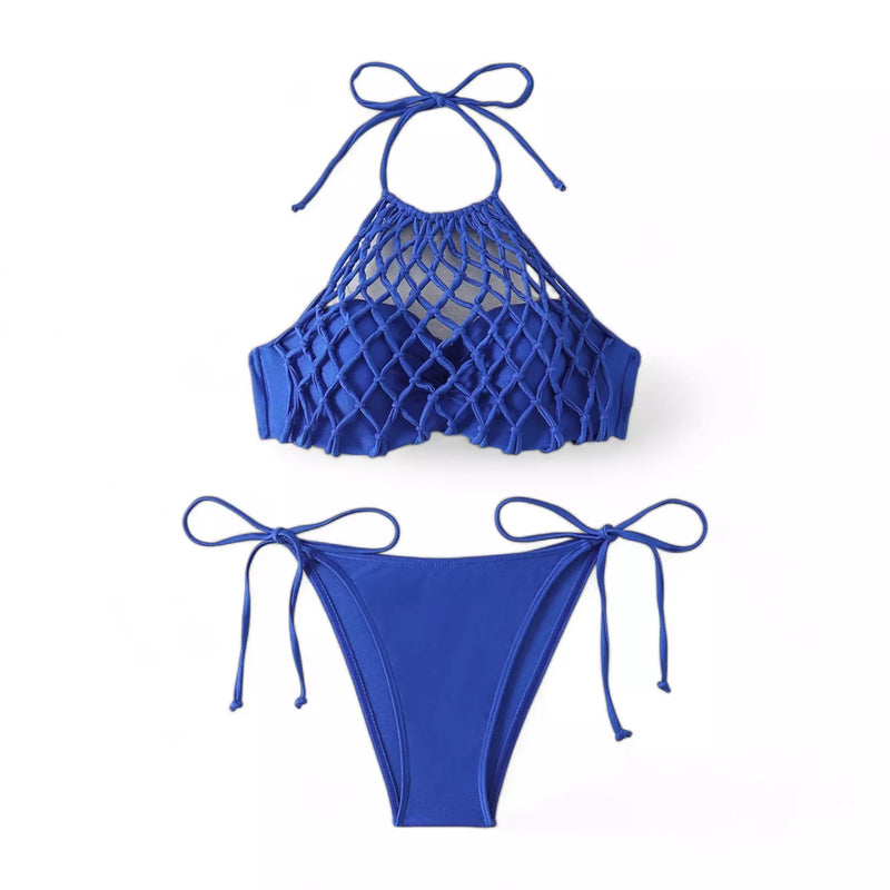 Biquíni Feminino Com Bojo e Detalhe Trançado