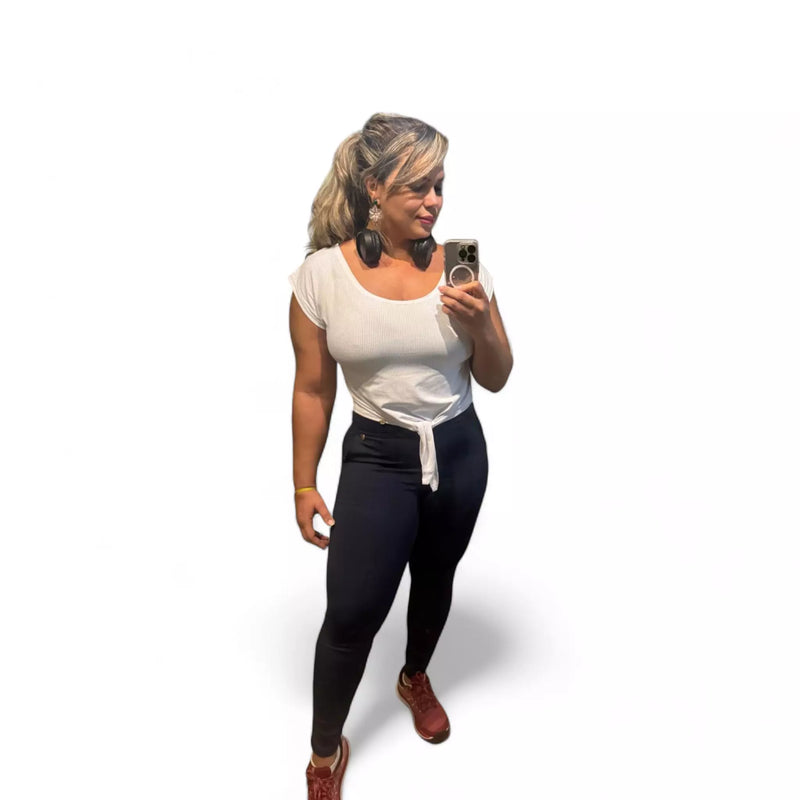 Blusinha Fitness Tecido Leve e Sem Transparência