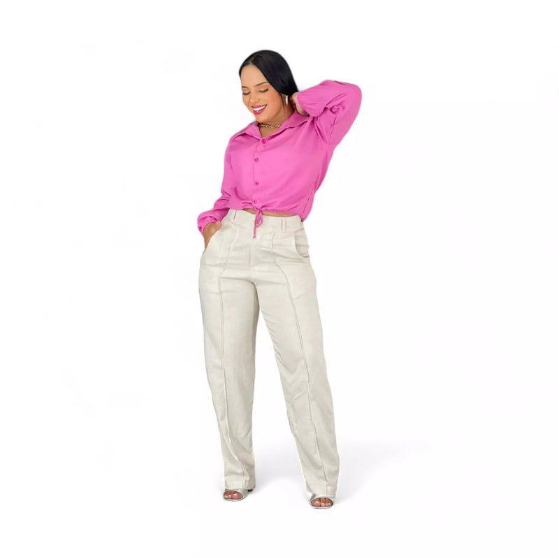 Calça Feminina Linho Elegance
