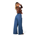 Calça Jeans Feminina Wide Leg