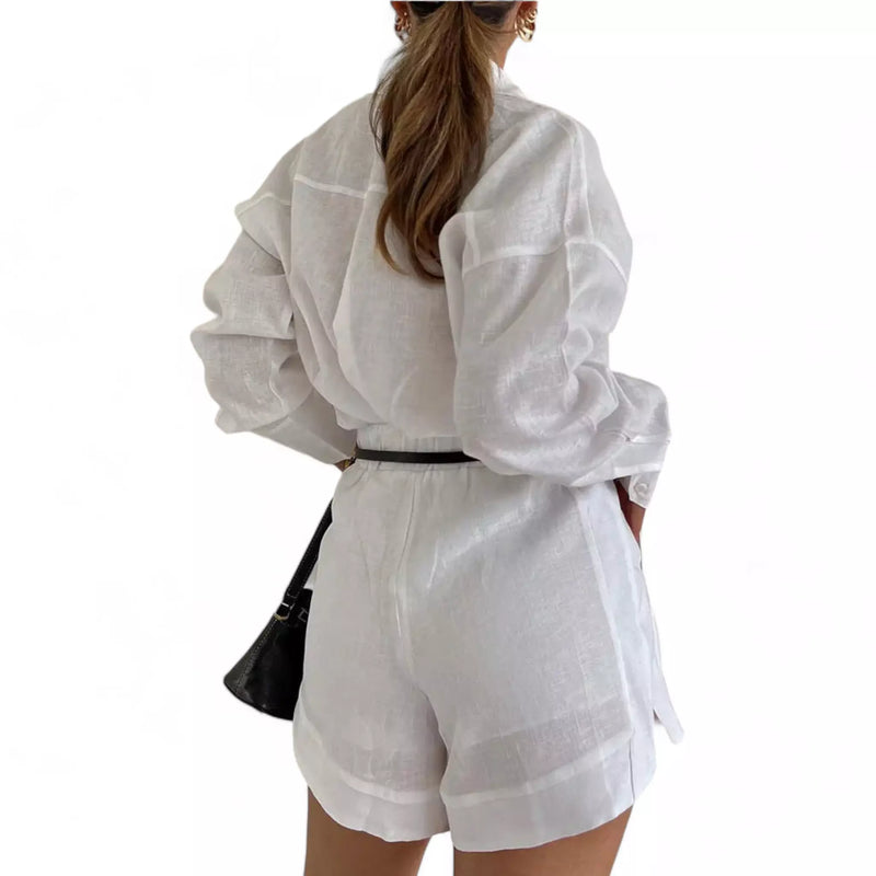 Conjunto Casual Feminino Linho Premium