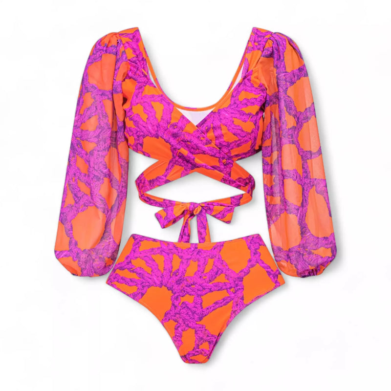 Conjunto Biquíni e Saída Maria Bonita Luxo