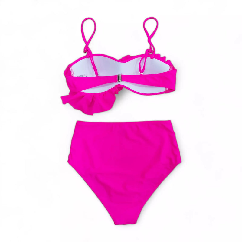 Conjunto de Biquíni Color com Saída de Praia