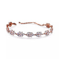 Pulseira Feminina Ajustável com Detalhes Florais