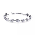 Pulseira Feminina Ajustável com Detalhes Florais