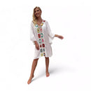 Saída de Praia Clássica com Detalhes em Crochê