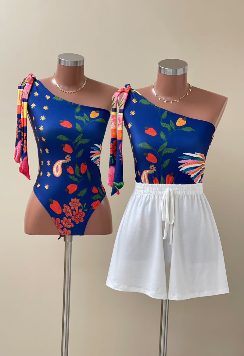 Body Maiô Estampado Far Ana Florais Radiantes