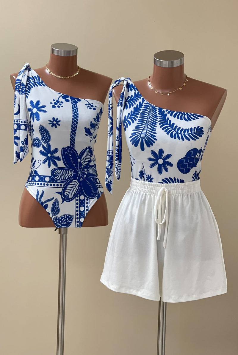 Body Maiô Estampado Far Ana Grecia