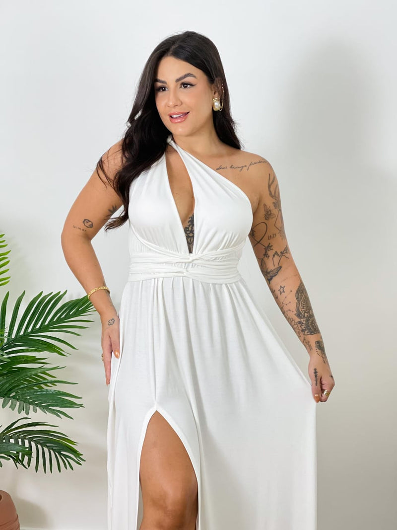 Vestido Longo Fenda Ano Novo / Reveillon