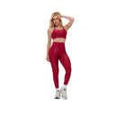 Conjunto fitness top e calça Verde Militar